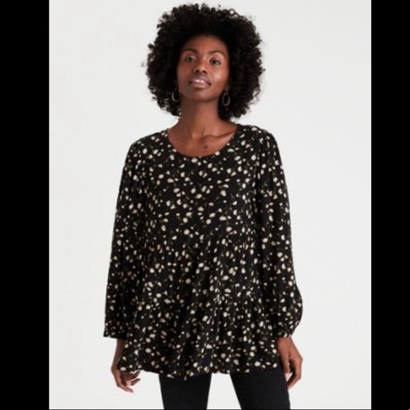 American Eagle Outfitters Tops - American Eagle Printed Babydoll Tunic
